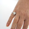 3.09 Carat Diamond Pear-Cut Bezel Set White Gold Solitaire Engagement Ring