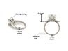 4.05 Carat Cushion Cut F Color VS1 Clarity Lab Grown Diamond Solitaire Ring-Rings-ASSAY