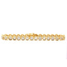 5 Carat TW Diamond Bezel Set Tennis Bracelet in 18k Yellow Gold 7"