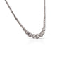 5.5 Carat Diamond White Gold Graduated Riviera Cupcake Tennis Necklace