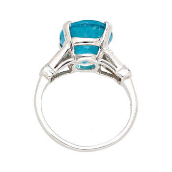 5.87 Carat Apatite and Diamond Platinum Cocktail Ring – Assay Jewelers