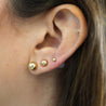 5mm Classic 14K Yellow Gold Ball Stud Earrings In Screw Backs