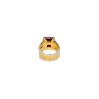 Spinelle d’origine birmane de 6,04 carats, taille Coussin, sans chauffage, sur Bague Anciens en or 14K – Assay Jewelers