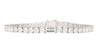 9-6 Carat Round & Emerald Cut Center Lab Diamond Tennis Bracelet in 18K