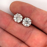 9mm 6CT TW. Lab Diamond CVD Round Diamond Screw Back 14k Stud Earrings-Diamond Earrings-ASSAY