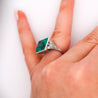 AGL Cert. 12 Carat Colombian Emerald Art Deco Antique Platinum Ring
