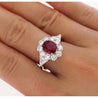 AGL Certified 1.76 Carat Pigeon's Blood Red No Heat CLASSIC Burma Ruby Ring