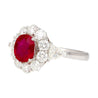 AGL Certified 1.76 Carat Pigeon's Blood Red No Heat CLASSIC Burma Ruby Ring