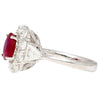 AGL Certified 1.76 Carat Pigeon's Blood Red No Heat CLASSIC Burma Ruby Ring