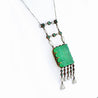 Alexey Denisov-Uralsky Signed Russian Ural Mountain Emerald Pendant