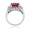 Antique 2.52 Carat No Heat Ruby Ring - J.E. Caldwell & Co. Signed - ASSAY