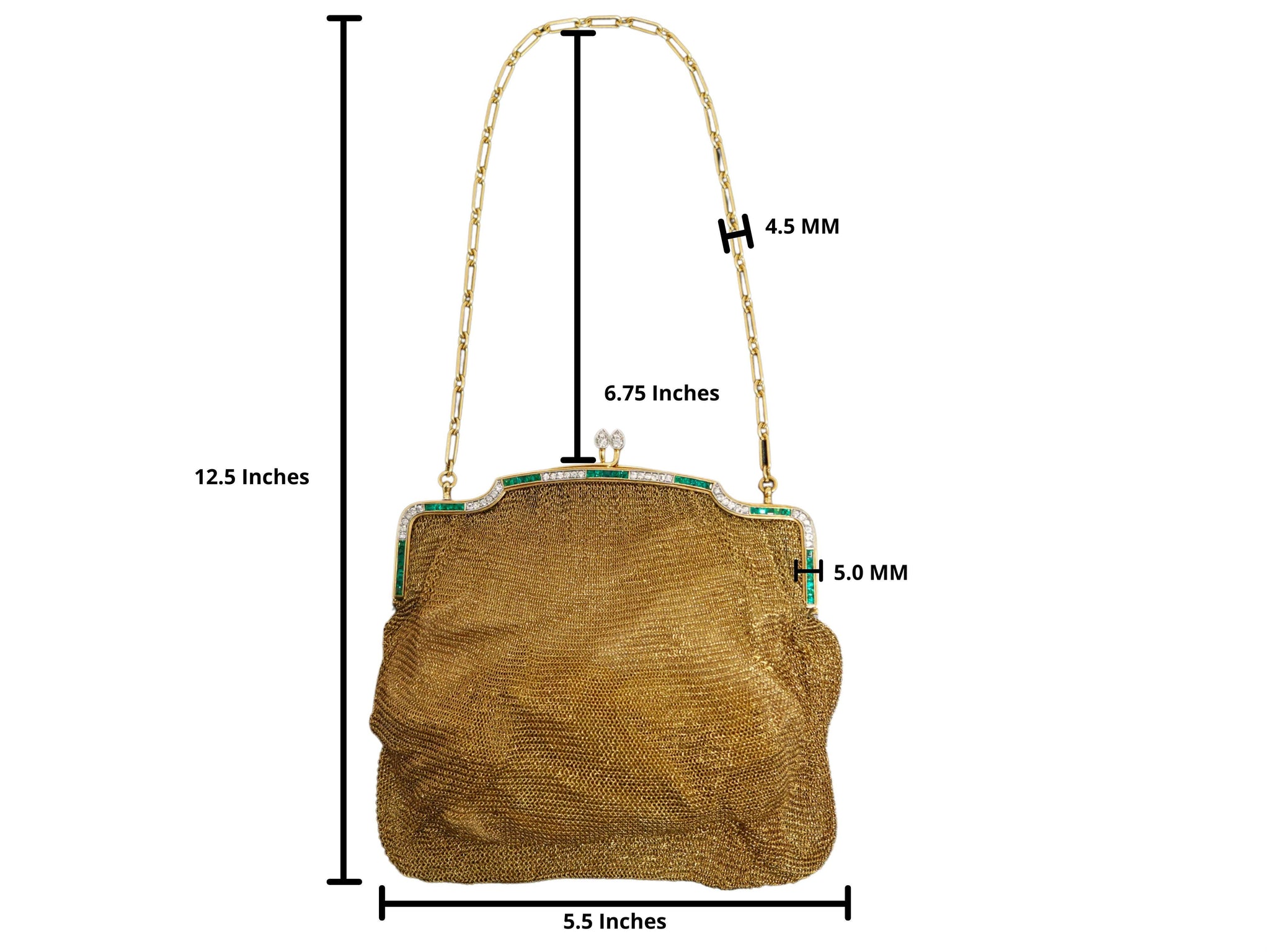 Infinity Nano Bag In Medallion Gold – Amama
