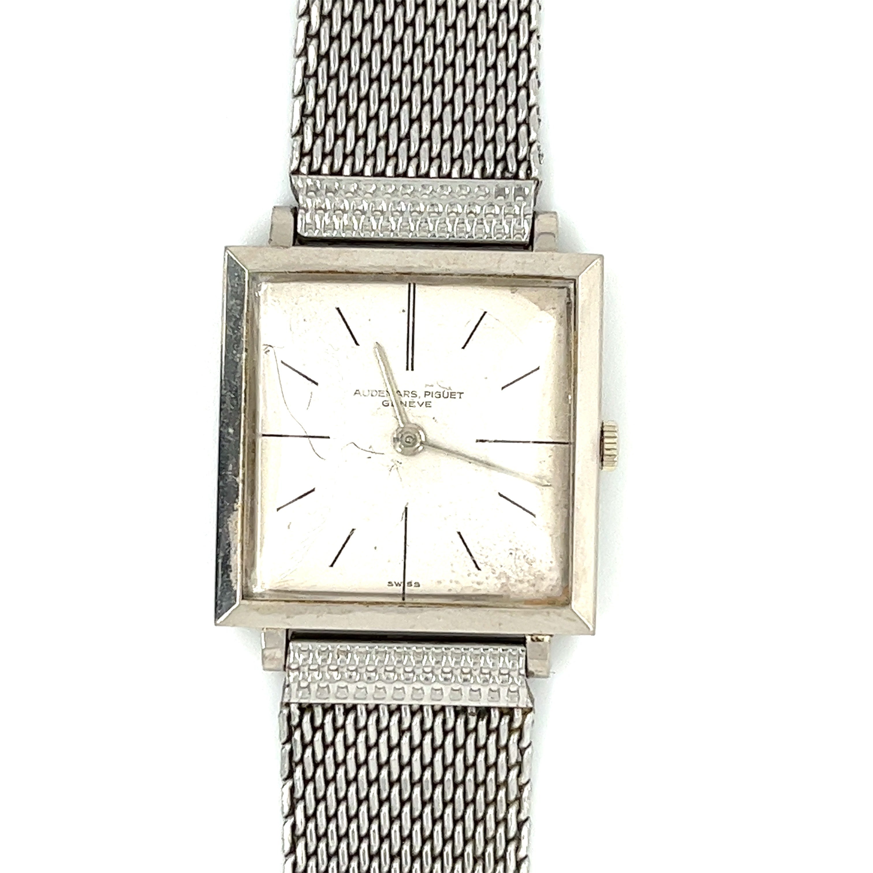 Antique Audemars Piguet Watch 21650 Square Ultra Thin in 18K-Watches-ASSAY