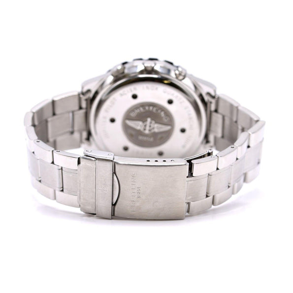Breitling Jupiter Pilot A59028 Stainless Steel Black Dial Quartz Watch