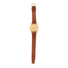 Bucherer 33mm Manual Wind 18K Gold On Leather Watch Ref 50030