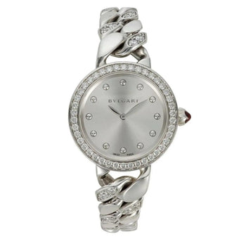 Bulgari 31mm Catene Watch with 18k White Gold and Diamond Link Strap – Assay Jewelers