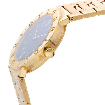 Bvlgari BB30 GD Black Dial 30mm 18K Gold Quartz Watch Box/Papers – Assay Jewelers
