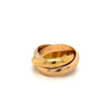 Cartier 3 Band Trinity Ring في 18K ذهب صلب مقاس 4