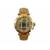 Cartier 36mm Pasha Men's Watch with Diamond Cage and Brown Leather Strap-Watches-ASSAY