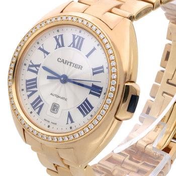 Cartier Clé de Cartier WJCL0003 Diamond Bezel 18K Rose Gold Watch Full Set – Assay Jewelers