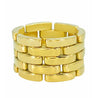 Cartier "Maillon" Panthere 5 Rows 18K Yellow Gold Ring - ASSAY