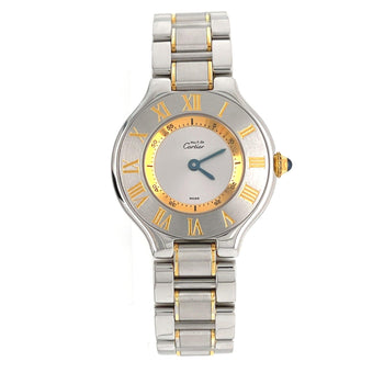 Cartier Must De 21 Ref. 1340 Two Tone 28mm Watch – Assay Jewelers