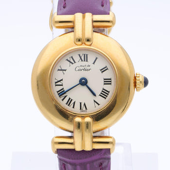 Cartier Must de Colisee Vermeil 590002 Ladies 24mm Watch Box/Papers – Assay Jewelers