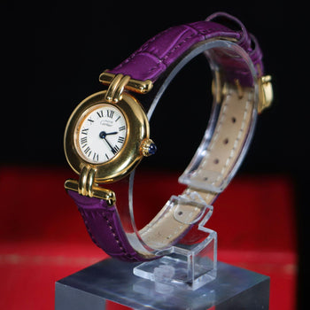Cartier Must de Colisee Vermeil 590002 Ladies 24mm Watch Box/Papers – Assay Jewelers