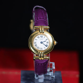 Cartier Must de Colisee Vermeil 590002 Ladies 24mm Watch Box/Papers – Assay Jewelers