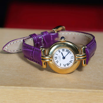Cartier Must de Colisee Vermeil 590002 Ladies 24mm Watch Box/Papers – Assay Jewelers