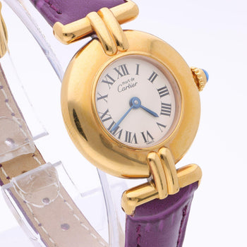 Cartier Must de Colisee Vermeil 590002 Ladies 24mm Watch Box/Papers – Assay Jewelers