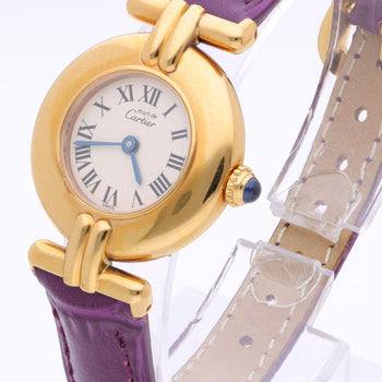 Cartier Must de Colisee Vermeil 590002 Ladies 24mm Watch Box/Papers – Assay Jewelers