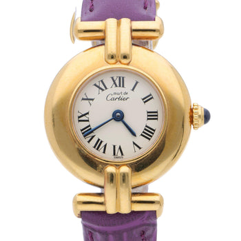 Cartier Must de Colisee Vermeil 590002 Ladies 24mm Watch Box/Papers – Assay Jewelers
