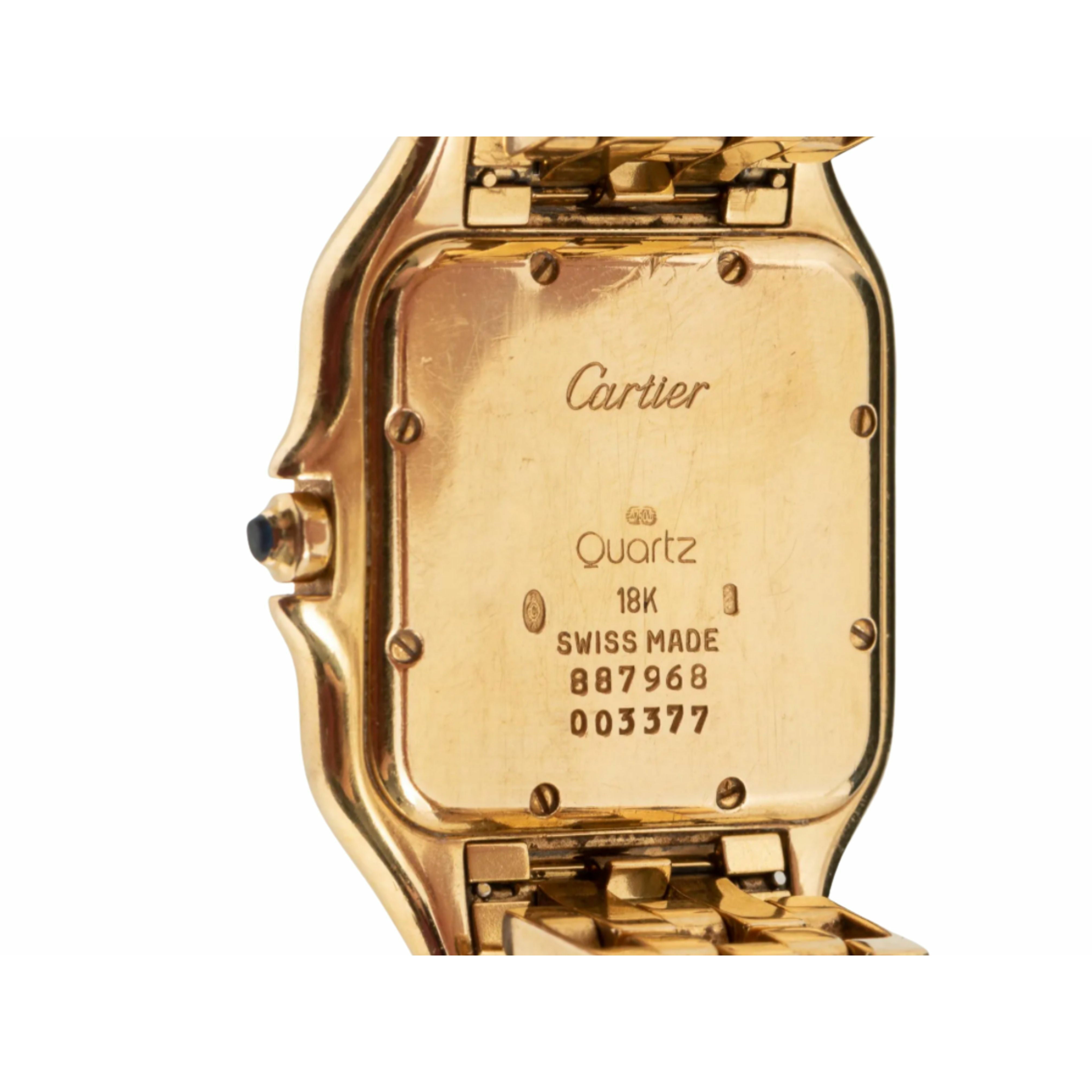 Cartier Panthere Ladies 27mm Large Size Watch in 18K Yellow Gold Model 887968-Watches-ASSAY