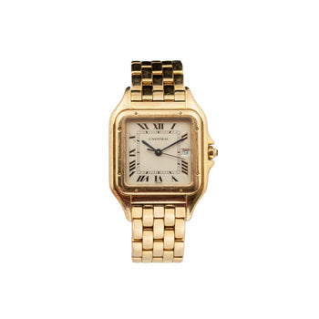 Cartier Panthere Ladies 27mm Large Size Watch in 18K Yellow Gold Model 887968 – Assay Jewelers