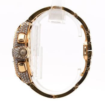 Cartier Roadster XL Chronograph 2619 in 18K Gold Diamond Set Watch – Assay Jewelers