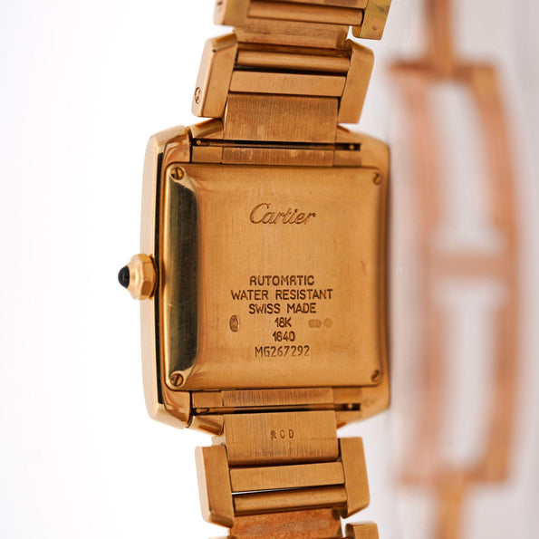 Cartier Tank Francaise 28mm 18K Gold Automatic with Date Watch