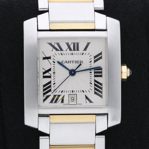 Cartier Tank Francaise Large 28mm Two Tone Automatic Date Watch
