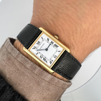 Cartier Tank Large 18K Gold Quartz 25mm Watch – Assay Jewelers