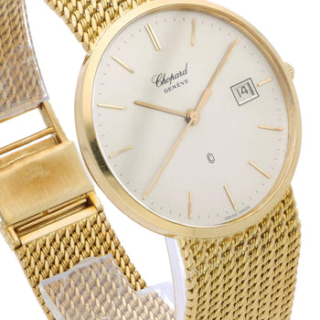 Chopard Classic 1094 Circa 1985 18K Yellow Gold Mesh Bracelet Watch – Assay Jewelers