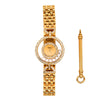 Chopard Happy Diamonds 22.05 Carat Diamond Ref 4097 Bezel 18K Yellow Gold Watch