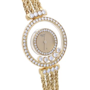 Chopard Happy Diamonds 4066 18K Yellow Gold Watch Circa 1985 Full Set – Assay Jewelers