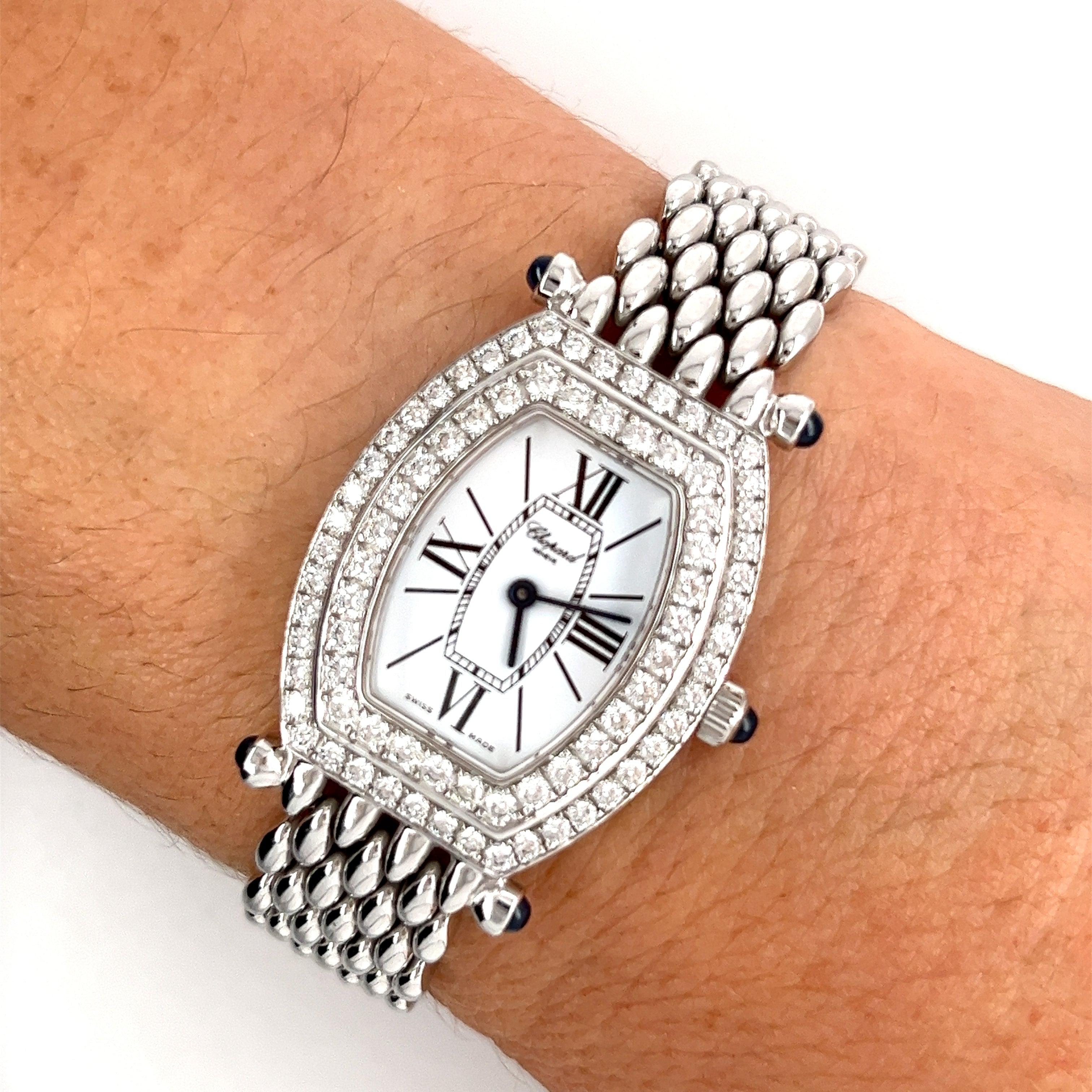 6560-23 Diamond Bezel Watch in 18k White Gold-Watches-ASSAY