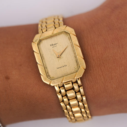 Chopard for Tiffany & Co. 18K Yellow Gold Vintage Unisex Watch