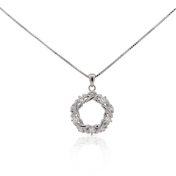 Diamond Crown of Thorns Platinum Pendant Necklace – Assay Jewelers