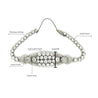 Edwardian Era 20 Carat Old Euro Cut Diamond Bracelet In Platinum Setting-Bracelet-ASSAY