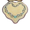 Edwardian Era Platinum, Silver, Emerald, Diamond, and Pearl Necklace