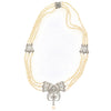 Edwardian GIA Certified Saltwater Pearl & Old Euro Cut Diamond Necklace
