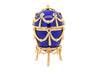 Fabergé Egg Victor Mayer 80/100 Blue Enamel with Original Box & Certified