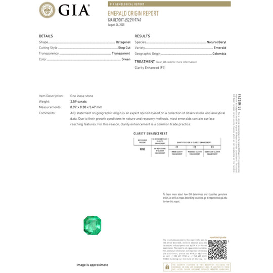 GIA Cert. 2.59 Carat Colombian Emerald & Diamond Platinum Gold Cocktail Ring